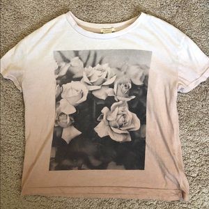 Ombré Rose Graphic Shortsleeved Tee